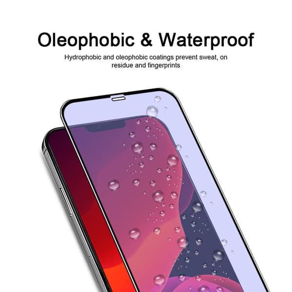 2-PACK - Anti-blå, 9H skærmbeskytter iPhone 14 PLUS Hærdet glas (6,7 tommer)