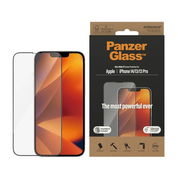 PanzerGlass Apple iPhone 14 | Ultra-Wide Fit w. EasyAligner