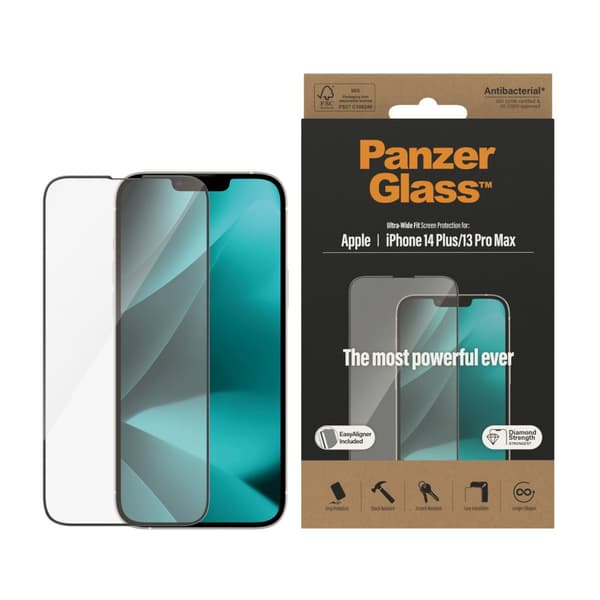 PanzerGlass Apple iPhone 14 Plus | Ultra-Wide Fit w. EasyAligner
