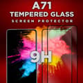 Miniatyrbild 3 av 5: 2-PACK Samsung Galaxy A71 - Härdat glas 9H - Super kvalitet 3D