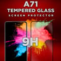 Miniatyrbild 3 av 5: Samsung Galaxy A71 - Härdat glas 9H-Super kvalitet 3D Skärmskydd