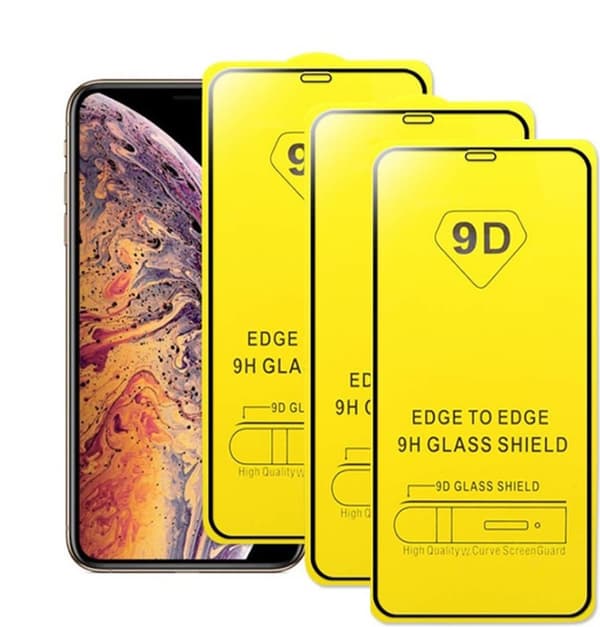3-PACK: 9D skærmbeskytter iPhone 14 PRO  Hærdet glas (6,1 tommer)