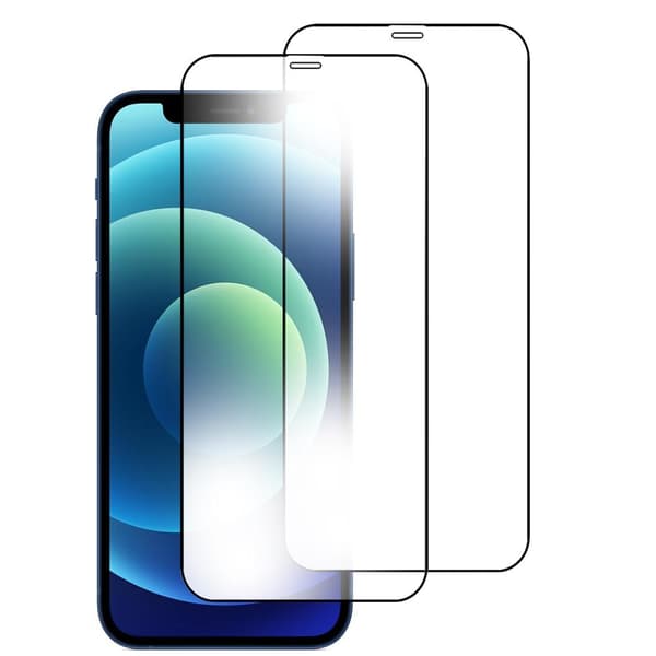2-Pack fullskjermbeskytter iPhone 12 / 12 Pro i glass