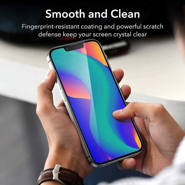 2-PACK iPhone 14 hærdet glas 0,26 mm 2,5D 9H fuldformat