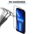 Miniatyrbillede 3 af 7: iPhone 14 Max FullFrame 0,26 mm 2,5D 9H hærdet glas