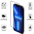 Miniatyrbillede 2 af 7: iPhone 14 Max FullFrame 0,26 mm 2,5D 9H hærdet glas
