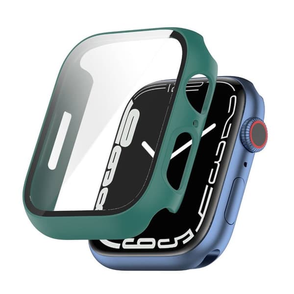 Deksel med glassdeksel Apple Watch 8 (41mm) - Grønn
