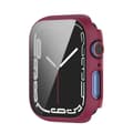 Pikkukuva 1 / 3: Kansi lasikuorella Apple Watch 8 (41mm) - Viininpunainen