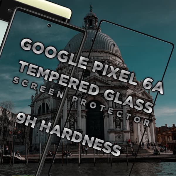 Google Pixel 6A - Härdat glas 9H - Super kvalitet 3D Skärmskydd