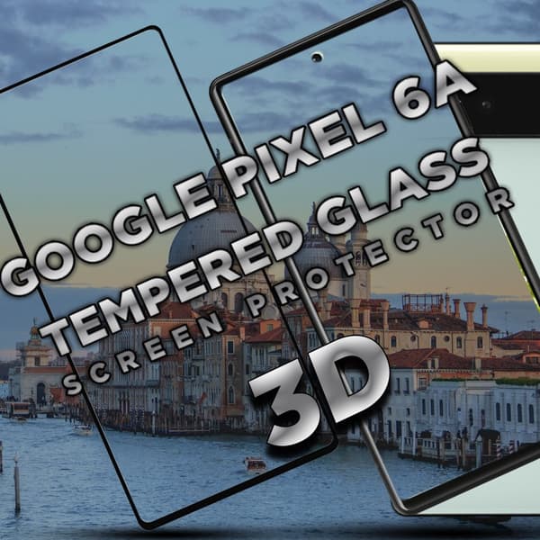Google Pixel 6A - Härdat glas 9H - Super kvalitet 3D Skärmskydd