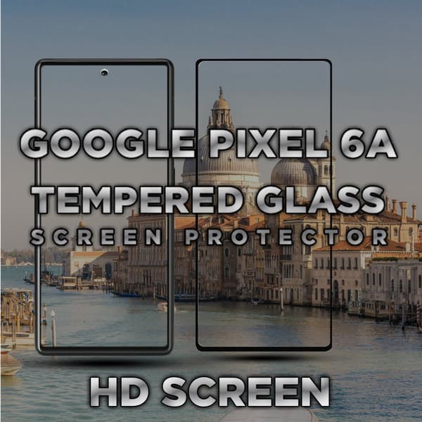 Google Pixel 6A - Härdat glas 9H - Super kvalitet 3D Skärmskydd