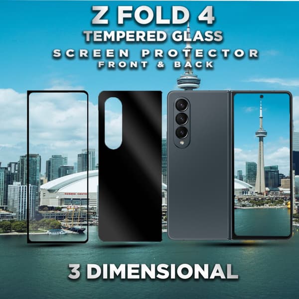 Samsung Galaxy Z FOLD 4 - Härdat Glas 9H-Super Kvalitet 3D