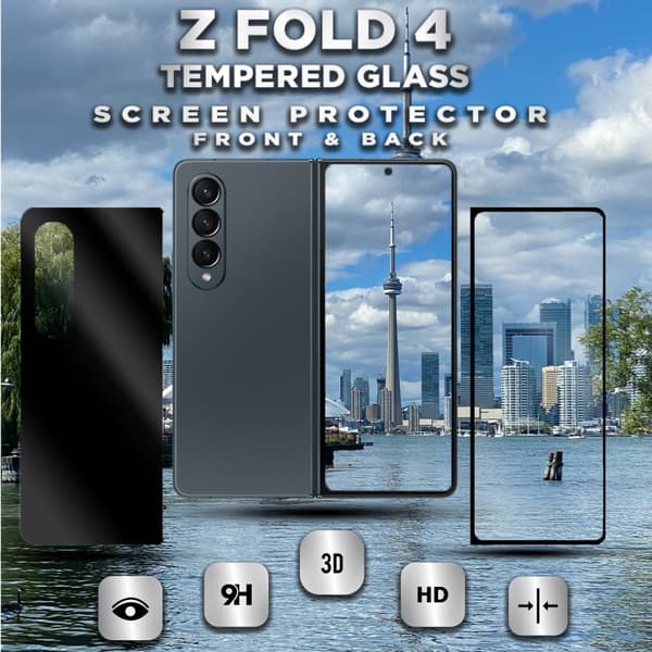 Samsung Galaxy Z FOLD 4 - Härdat Glas 9H-Super Kvalitet 3D