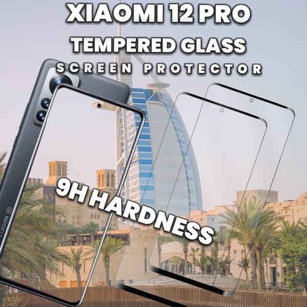 2 Pack Xiaomi 12 PRO - Härdat glas 9H-Super kvalitet 3D