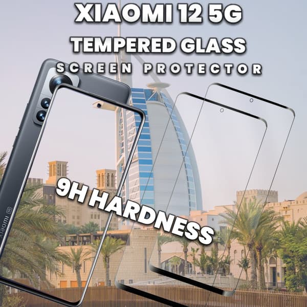 2 Pack Xiaomi 12 5G - Härdat glas 9H-Super kvalitet 3D