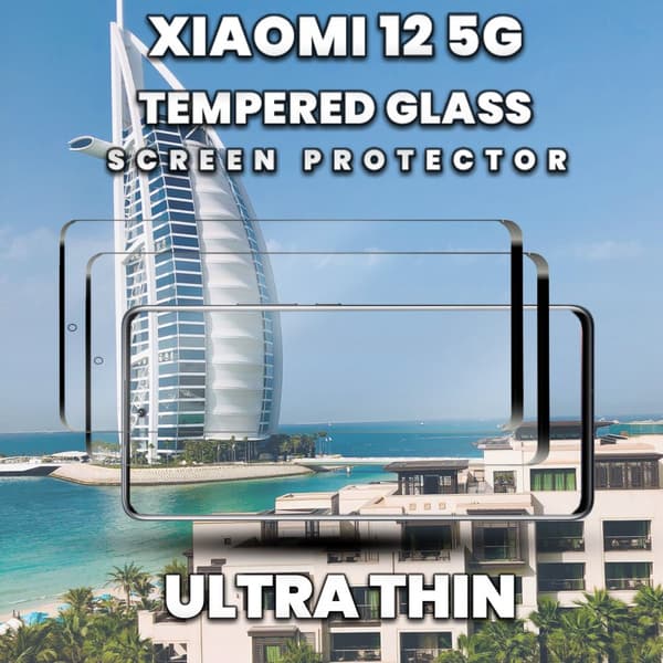 2 Pack Xiaomi 12 5G - Härdat glas 9H-Super kvalitet 3D