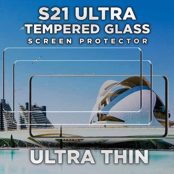 2-Pack Samsung Galaxy S21 Ultra - Härdat Glas 9H-Super Kvalitet