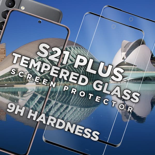 2-Pack Samsung S21 PLUS - 9H Härdat Glass - 3D Super Kvalitet