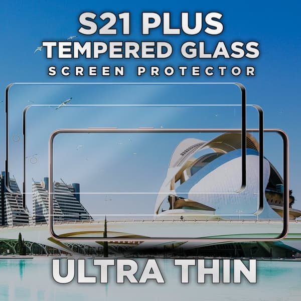 2-Pack Samsung S21 PLUS - 9H Härdat Glass - 3D Super Kvalitet