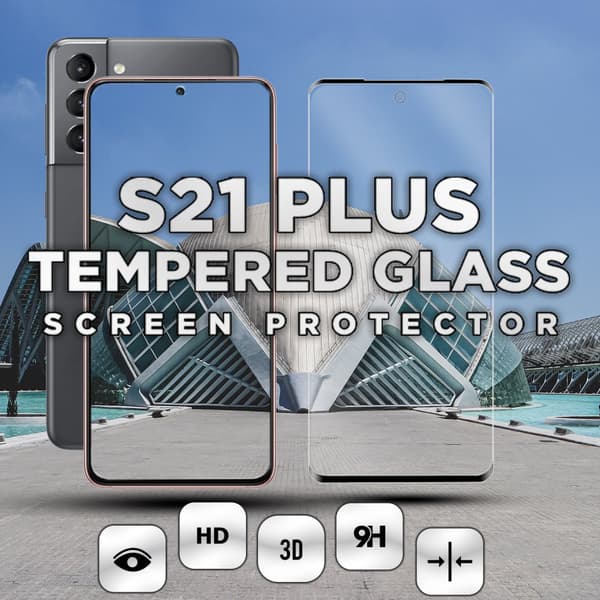 Samsung S21 PLUS - 9H Härdat Glass - 3D Super Kvalitet