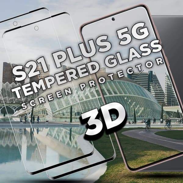 2-Pack Samsung S21 PLUS 5G- 9H Härdat Glass - 3D Super Kvalitet