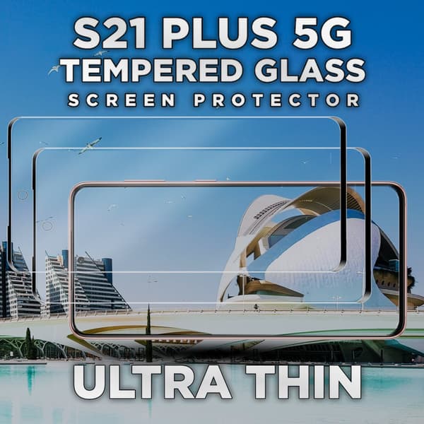 2-Pack Samsung S21 PLUS 5G- 9H Härdat Glass - 3D Super Kvalitet