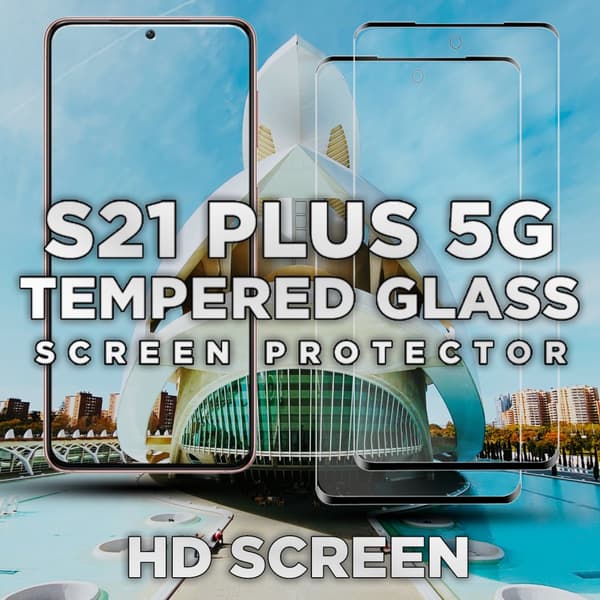 2-Pack Samsung S21 PLUS 5G- 9H Härdat Glass - 3D Super Kvalitet