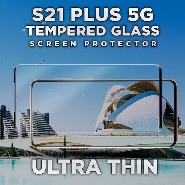 Samsung S21 PLUS 5G - 9H Härdat Glass - 3D Super Kvalitet