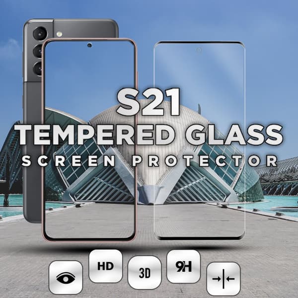 Samsung Galaxy S21 - Härdat Glas 9H - Super Kvalitet 3D
