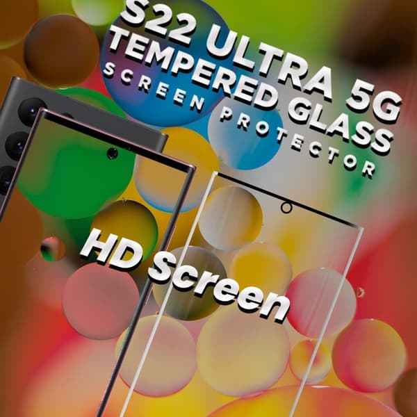 Samsung S22 ULTRA 5G - 9H Härdat Glass - 3D Super Kvalitet