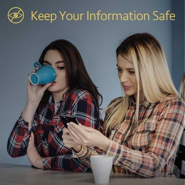iPhone 14 Plus Privacy Hærdet glas 0,26 mm 3D 9H