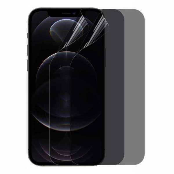 2-pak Privacy Skjermbeskytter 3D Soft HydroGel Apple iPhone 12 Pro