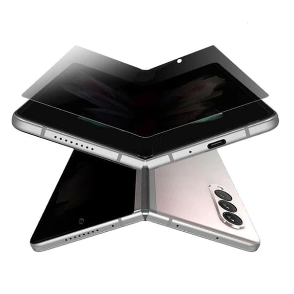 2-kpl Privacy Näytönsuoja 3D Pehmeä HydroGel Samsung Galaxy Z Fold 3