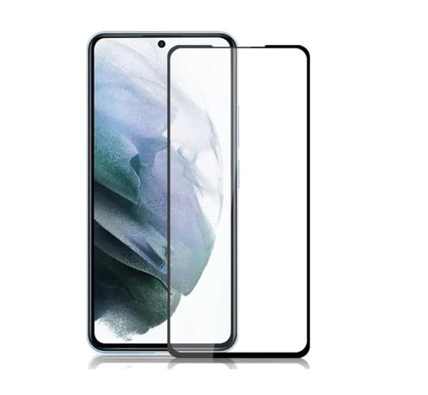 Samsung Galaxy S22 Plus Heltäckande Härdat Glas Skärmskydd Svart