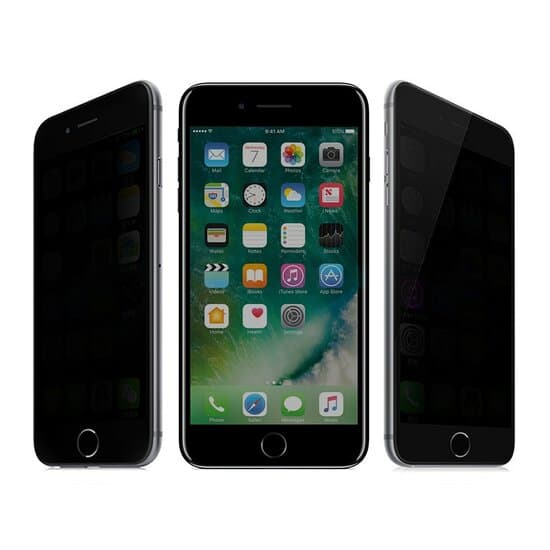 iPhone SE (2022), SE (2020), 8 og 7 hærdet glas privat skærmbeskytter