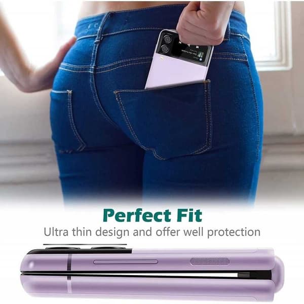 [2-PACK] Samsung Z Flip 4 5G Protection Linssinsuojaus Kameran suojaus
