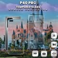 Miniatyrbild 1 av 5: Huawei P40 Pro - Härdat glas 9H – Super kvalitet 3D Skärmskydd