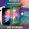 Miniatyrbild 2 av 5: 2-Pack iPhone 13 - skärmskydd & 1-Pack linsskydd -härdat glas 9H