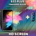 Miniatyrbild 2 av 5: 2-Pack Samsung S22 Plus Skärmskydd & 1-Pack linsskydd-9H Glas
