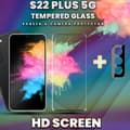Miniatyrbild 2 av 5: 1-Pack Samsung S22 Plus 5G Skärmskydd & 1-Pack linsskydd-9H Glas