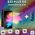 Miniatyrbild 1 av 5: 1-Pack Samsung S22 Plus 5G Skärmskydd & 1-Pack linsskydd-9H Glas
