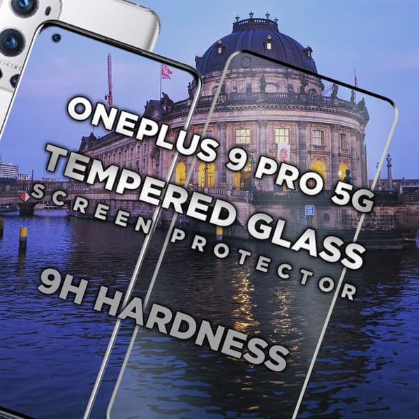 OnePlus 9 Pro 5G - Härdat Glas 9H-Super kvalitet- 3D Skärmskydd