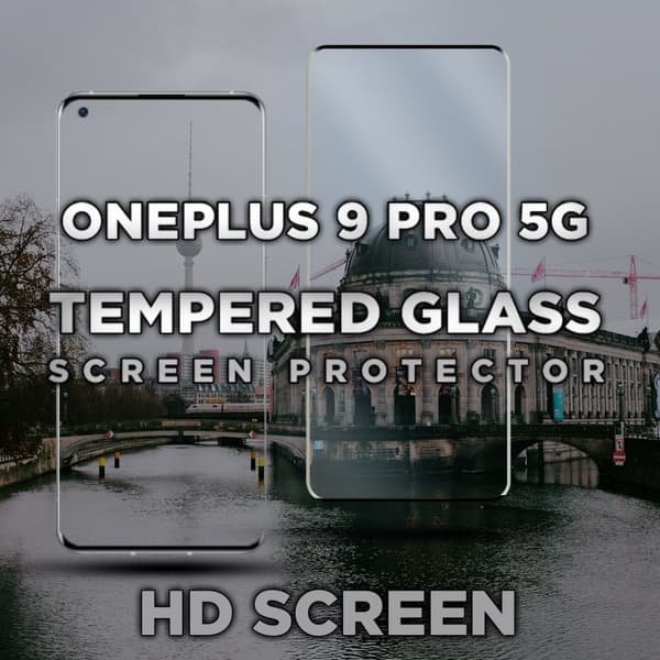 OnePlus 9 Pro 5G - Härdat Glas 9H-Super kvalitet- 3D Skärmskydd
