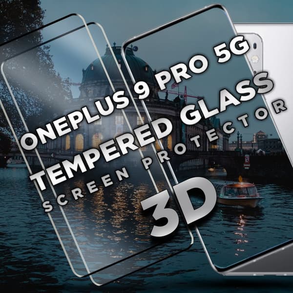 2-Pack OnePlus 9 Pro 5G - Härdat Glas 9H - Super kvalitet - 3D