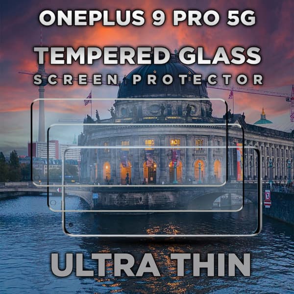 2-Pack OnePlus 9 Pro 5G - Härdat Glas 9H - Super kvalitet - 3D