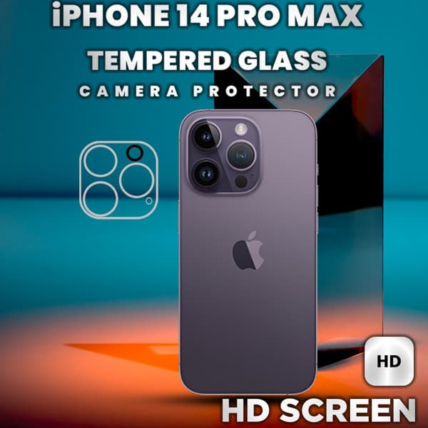 iPhone 14 Pro Max Linsskydd - 9H Härdat glas- Super kvalitet