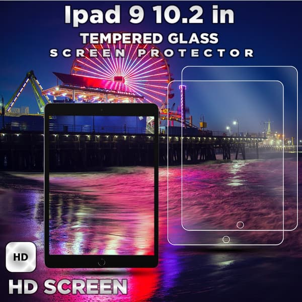 2-Pack Apple Ipad 9 (10.2 Inch) - Härdat glas 9H -Super Kvalitet