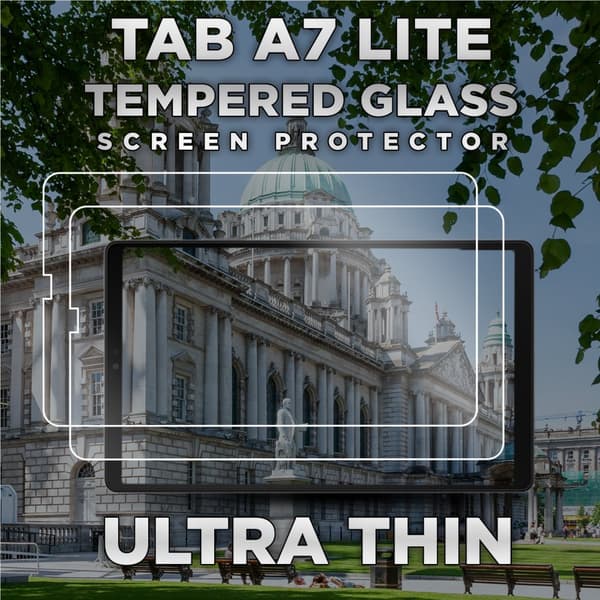 2 Pack Samsung Galaxy Tab A7 Lite-Härdat glas 9H-Super Kvalitet