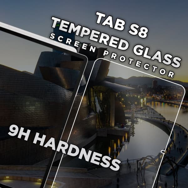 Samsung Galaxy Tab S8 - Härdat glas 9H-Super Kvalitet Skärmskydd