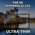 Miniatyrbild 5 av 5: Samsung Galaxy Tab S8 - Härdat glas 9H-Super Kvalitet Skärmskydd